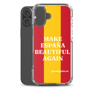 Carcasa transparente iPhone® Make España Beautiful Again