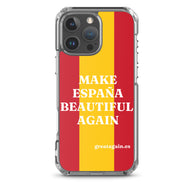 Carcasa transparente iPhone® Make España Beautiful Again
