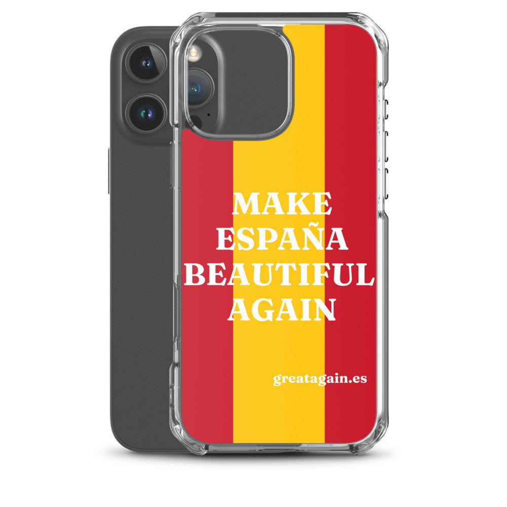 Carcasa transparente iPhone® Make España Beautiful Again