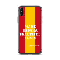 Carcasa transparente iPhone® Make España Beautiful Again