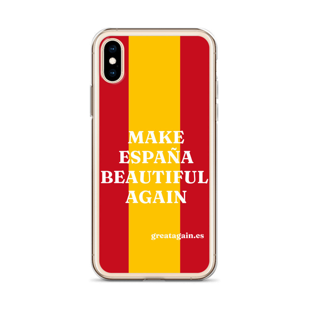 Carcasa transparente iPhone® Make España Beautiful Again