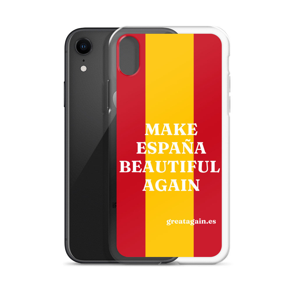 Carcasa transparente iPhone® Make España Beautiful Again