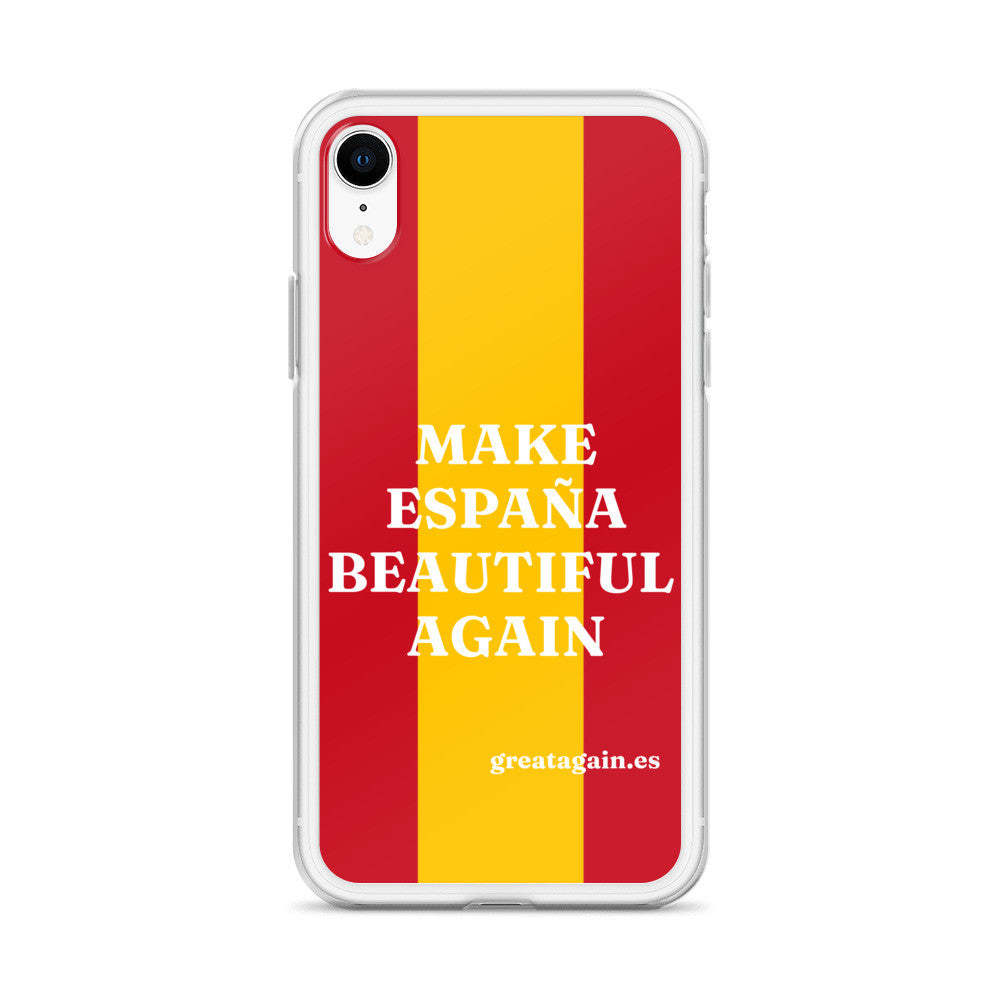 Carcasa transparente iPhone® Make España Beautiful Again