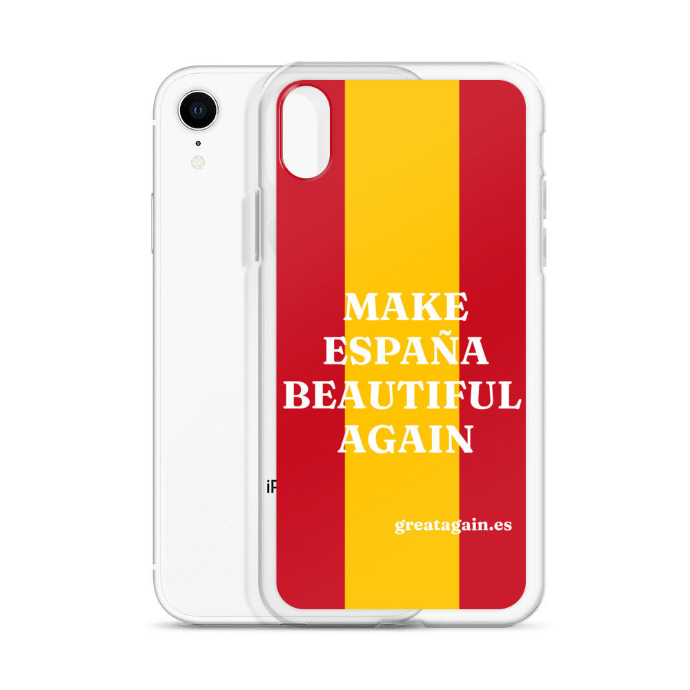 Carcasa transparente iPhone® Make España Beautiful Again