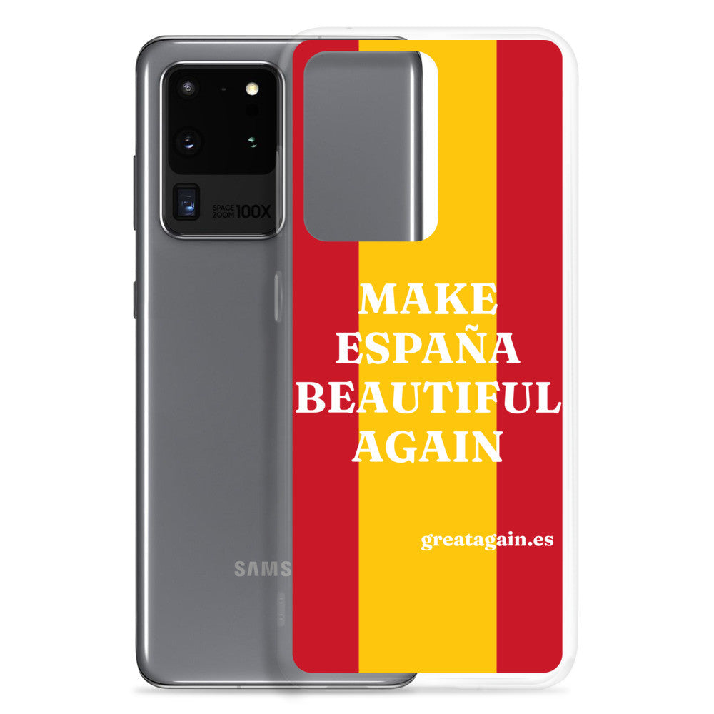 Carcasa transparente Samsung® Make España Beautiful Again