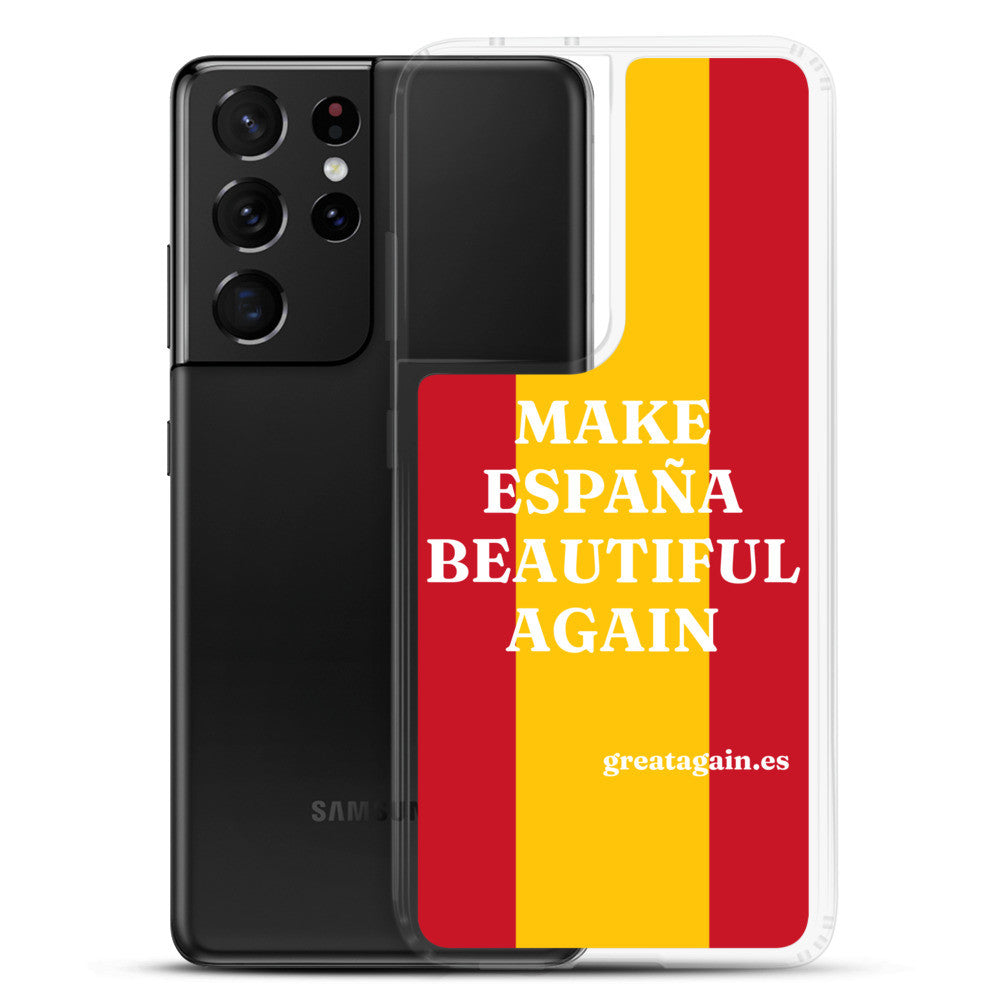 Carcasa transparente Samsung® Make España Beautiful Again