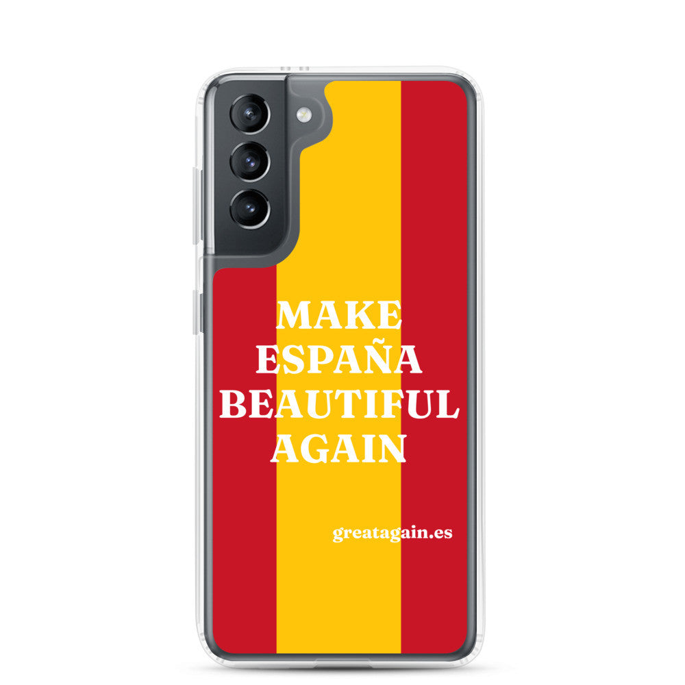 Carcasa transparente Samsung® Make España Beautiful Again