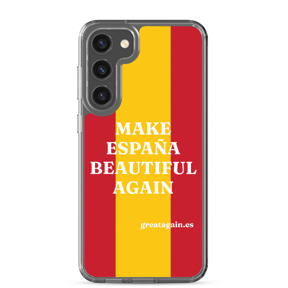 Carcasa transparente Samsung® Make España Beautiful Again
