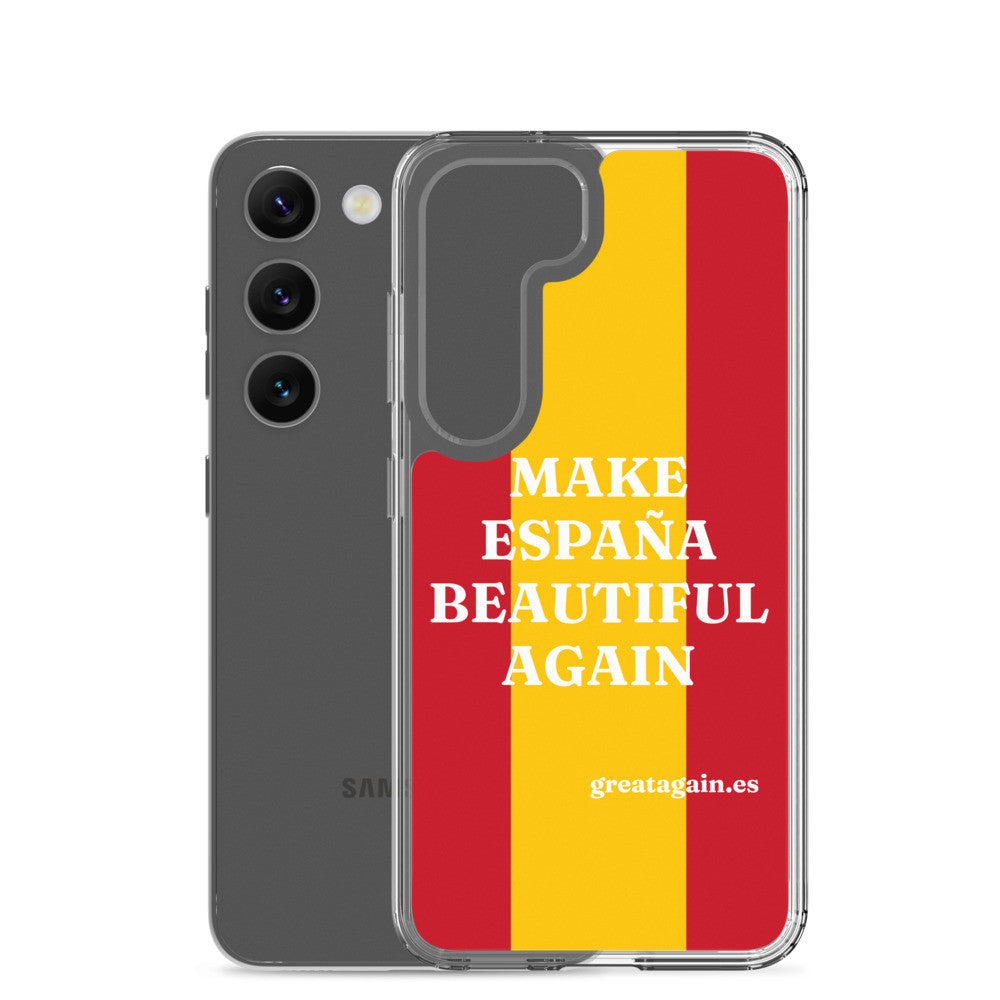 Carcasa transparente Samsung® Make España Beautiful Again