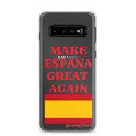 Carcasa transparente Samsung® Make España Great Again