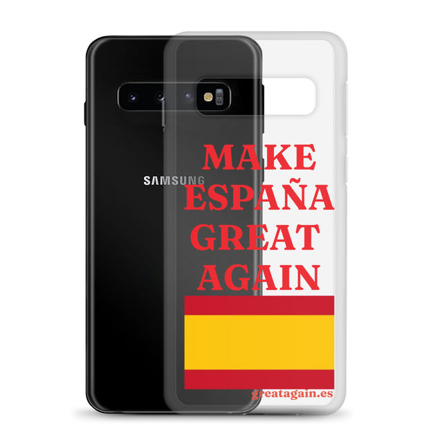 Carcasa transparente Samsung® Make España Great Again