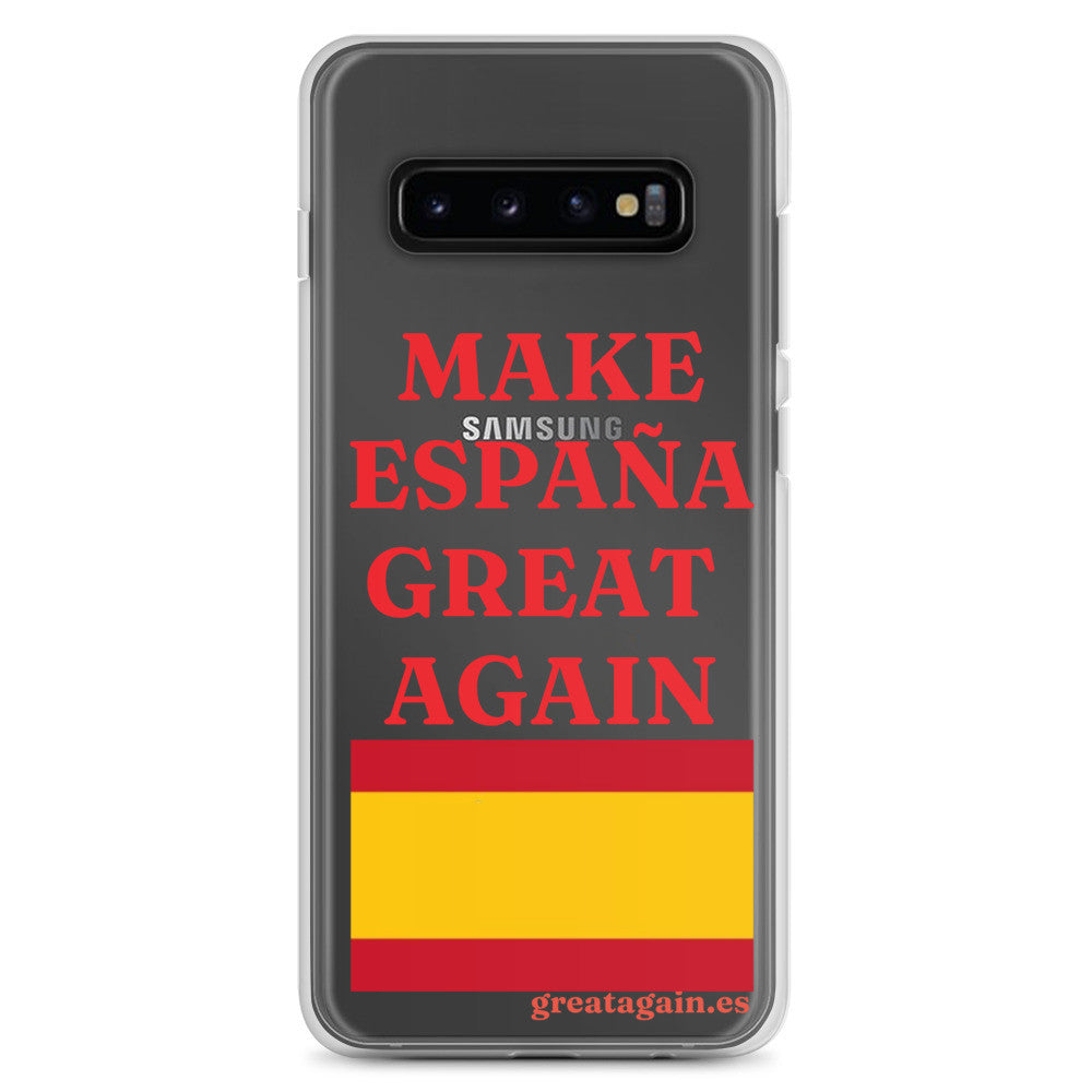 Carcasa transparente Samsung® Make España Great Again