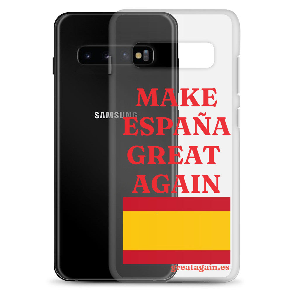 Carcasa transparente Samsung® Make España Great Again