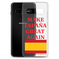 Carcasa transparente Samsung® Make España Great Again
