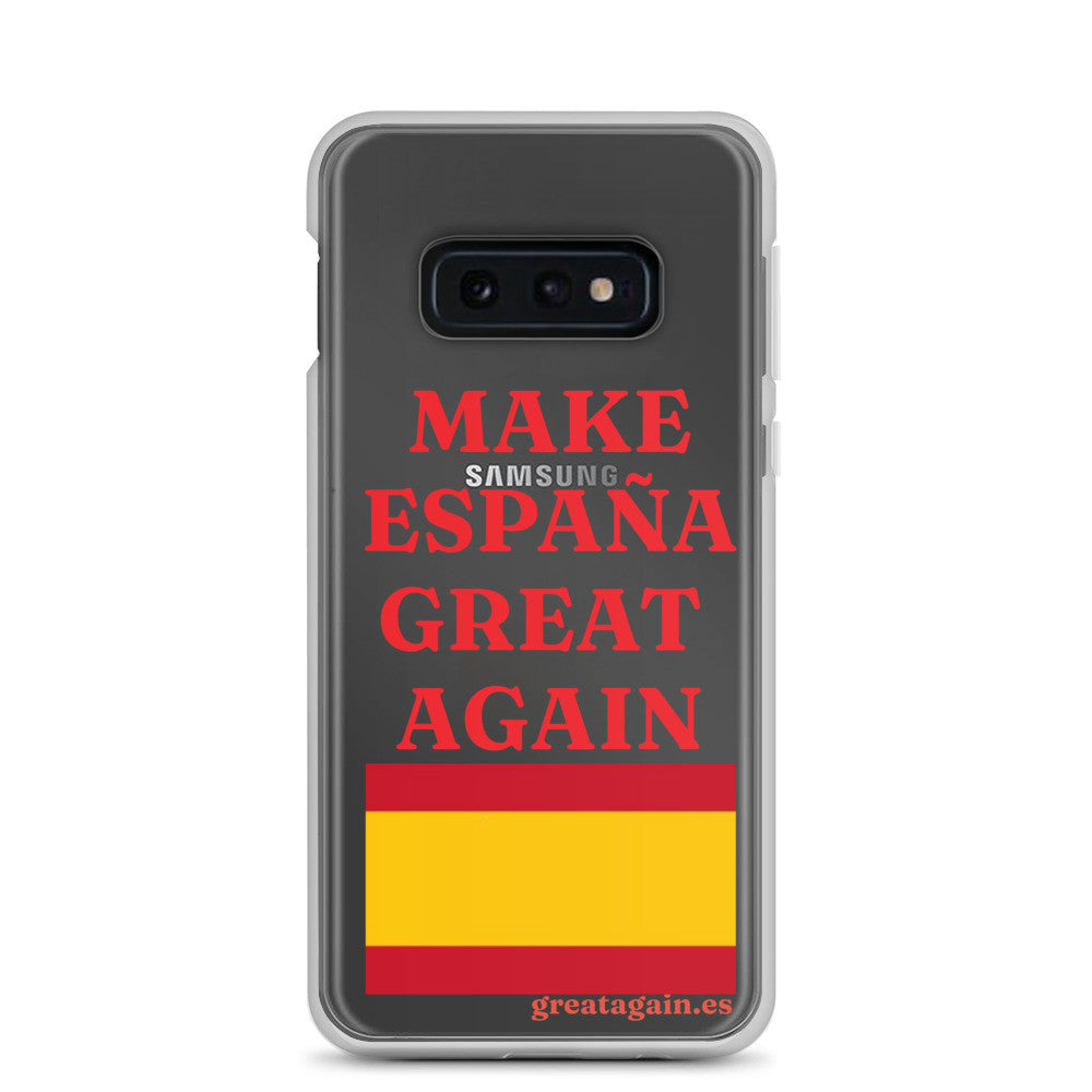 Carcasa transparente Samsung® Make España Great Again