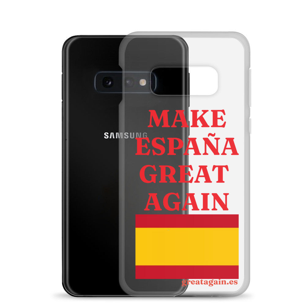 Carcasa transparente Samsung® Make España Great Again