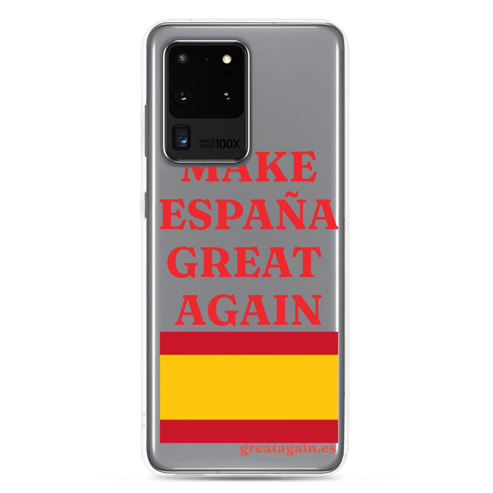Carcasa transparente Samsung® Make España Great Again