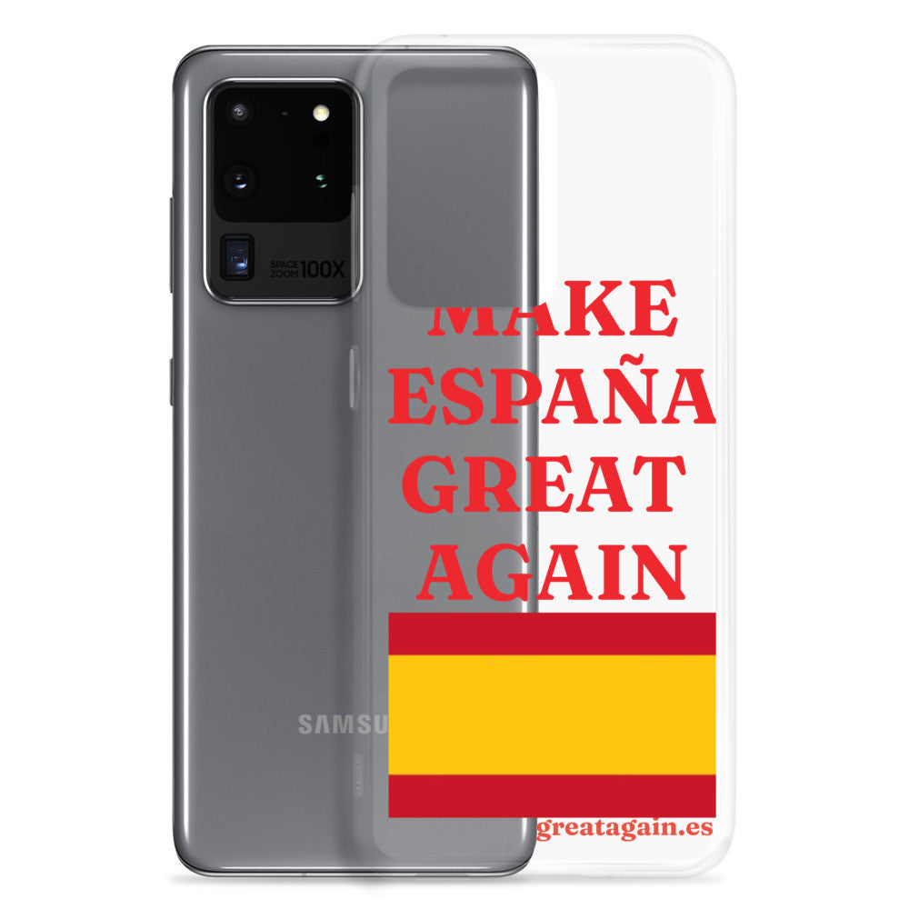 Carcasa transparente Samsung® Make España Great Again