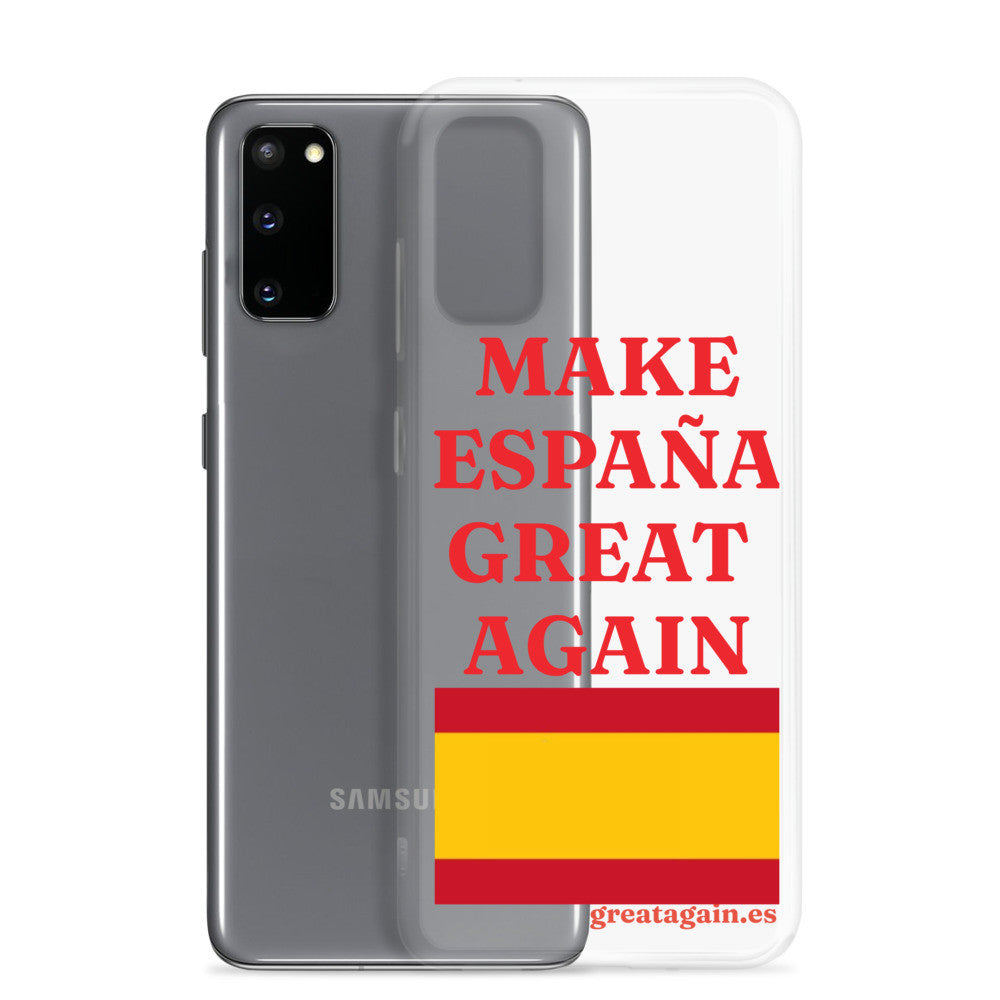 Carcasa transparente Samsung® Make España Great Again