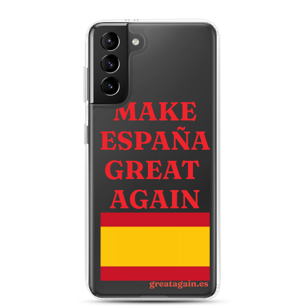 Carcasa transparente Samsung® Make España Great Again