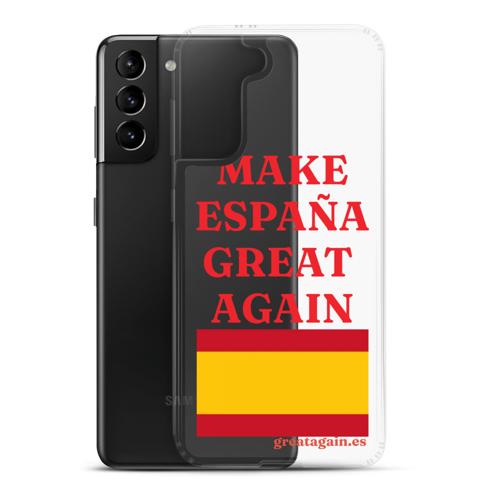 Carcasa transparente Samsung® Make España Great Again