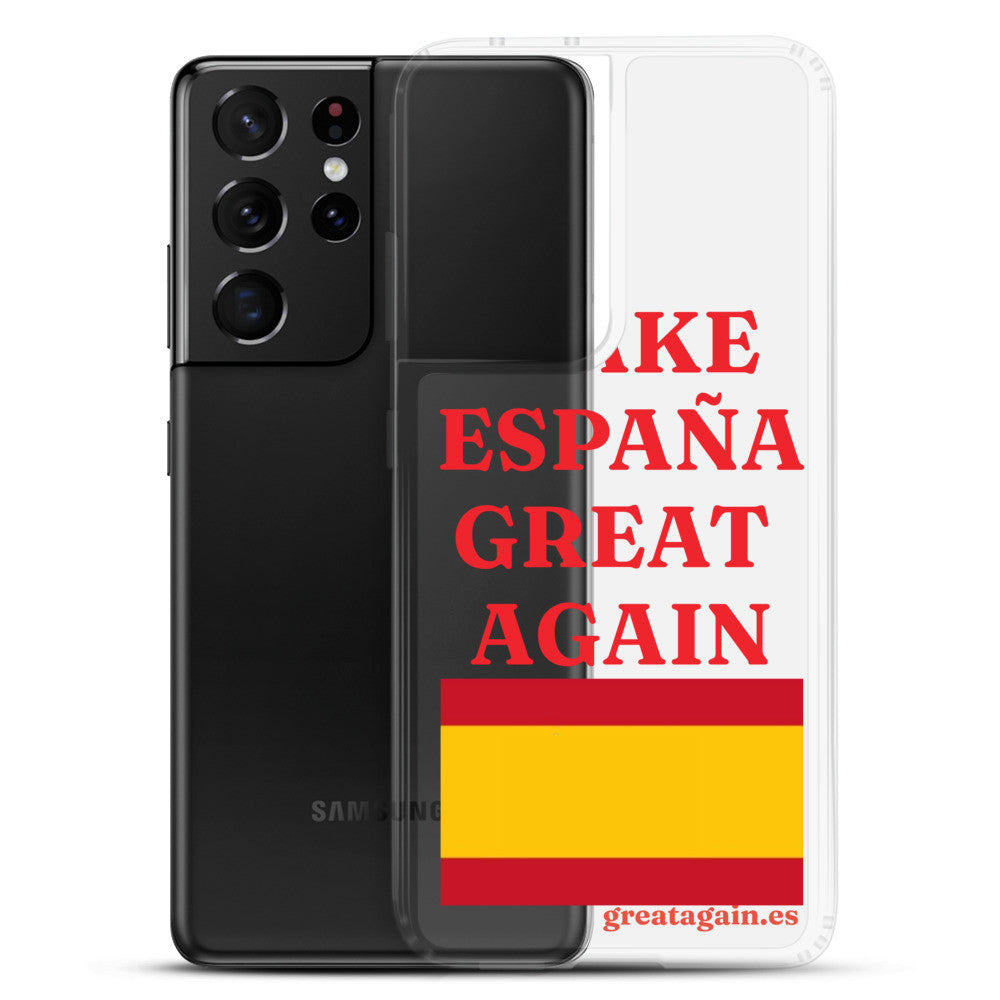 Carcasa transparente Samsung® Make España Great Again