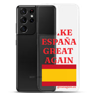 Carcasa transparente Samsung® Make España Great Again
