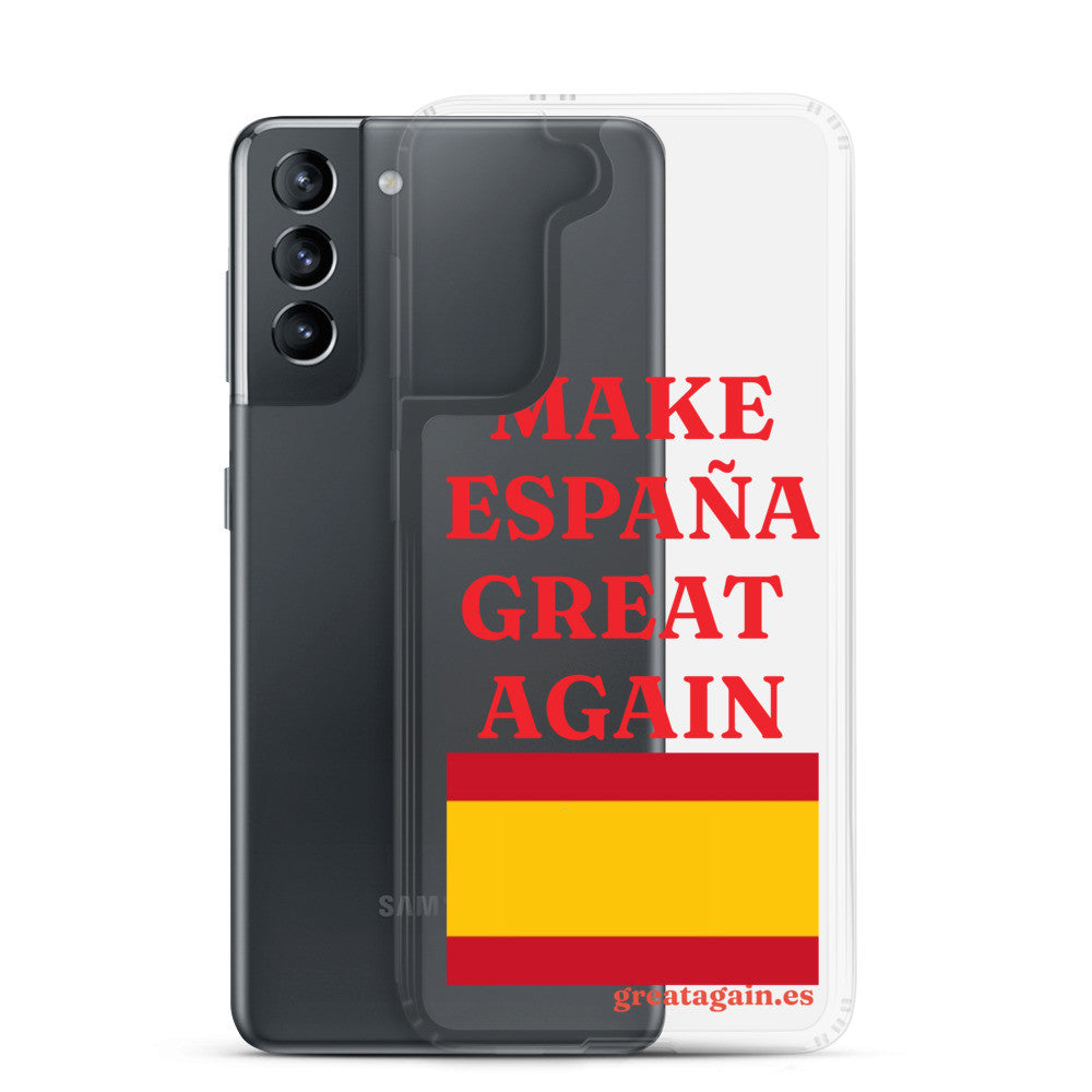 Carcasa transparente Samsung® Make España Great Again