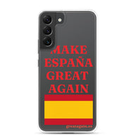 Carcasa transparente Samsung® Make España Great Again