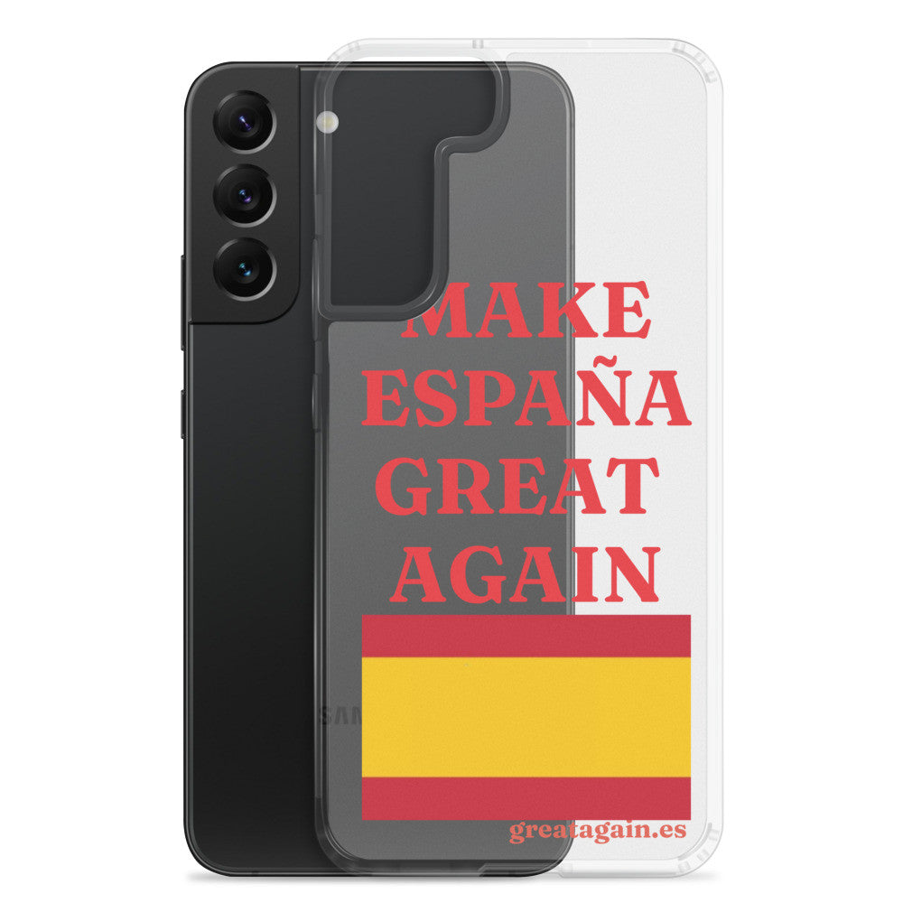 Carcasa transparente Samsung® Make España Great Again