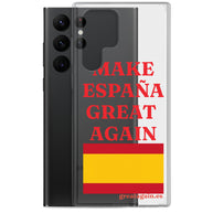 Carcasa transparente Samsung® Make España Great Again