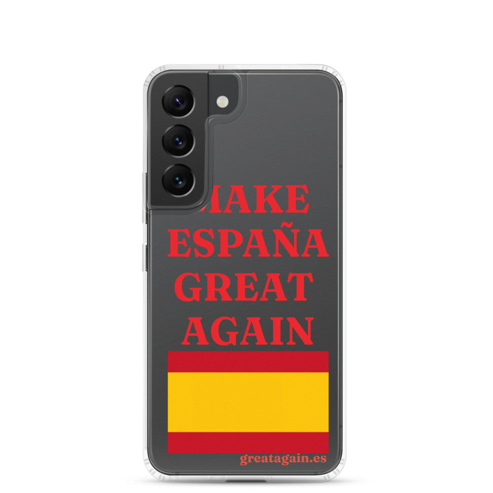 Carcasa transparente Samsung® Make España Great Again