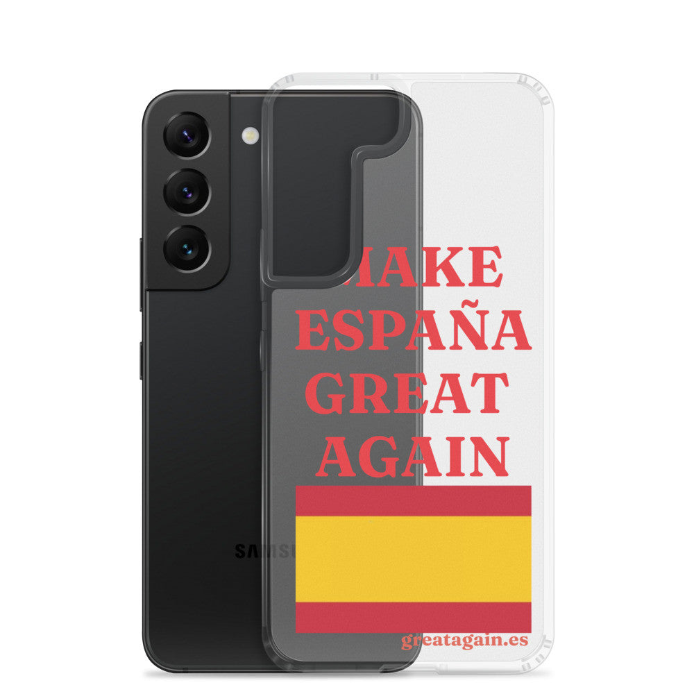 Carcasa transparente Samsung® Make España Great Again