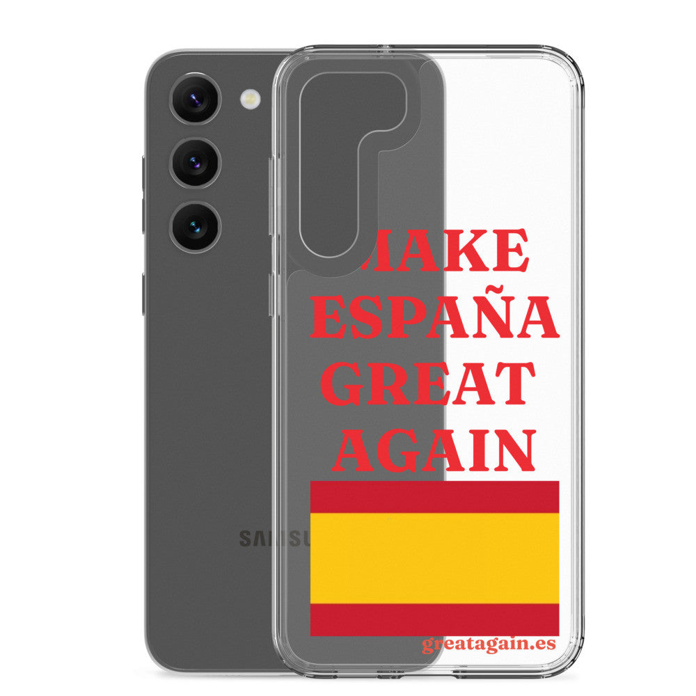Carcasa transparente Samsung® Make España Great Again