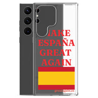 Carcasa transparente Samsung® Make España Great Again