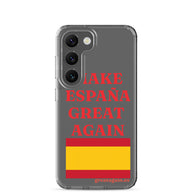 Carcasa transparente Samsung® Make España Great Again