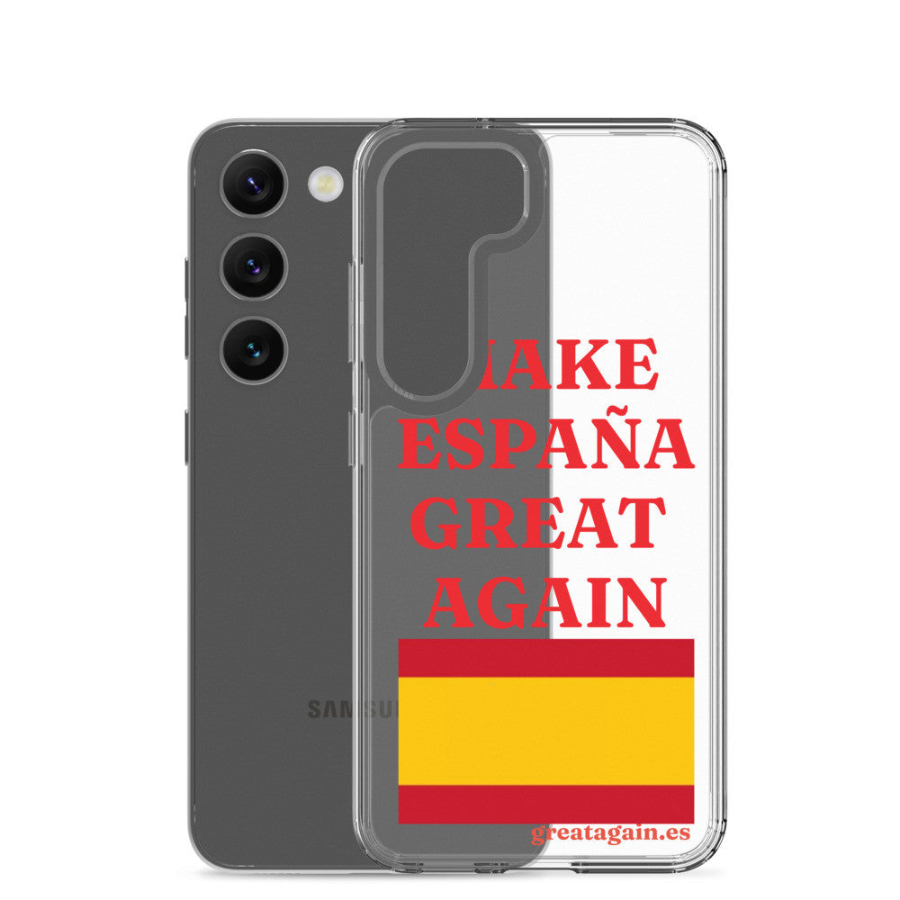 Carcasa transparente Samsung® Make España Great Again