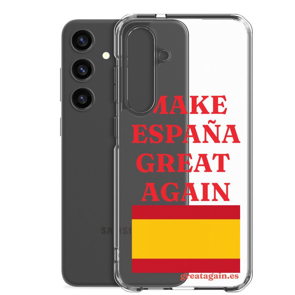Carcasa transparente Samsung® Make España Great Again