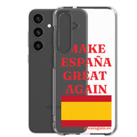 Carcasa transparente Samsung® Make España Great Again