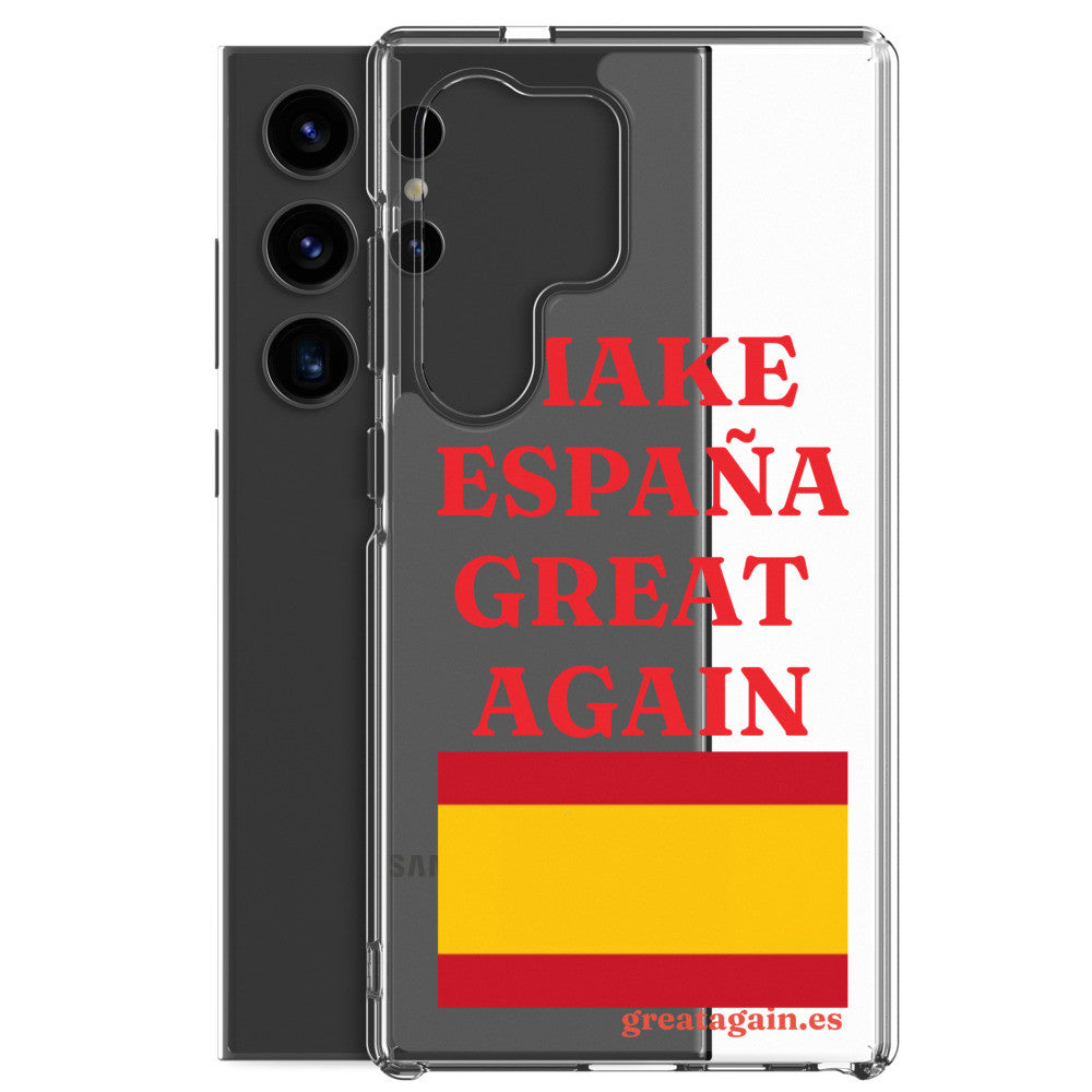 Carcasa transparente Samsung® Make España Great Again