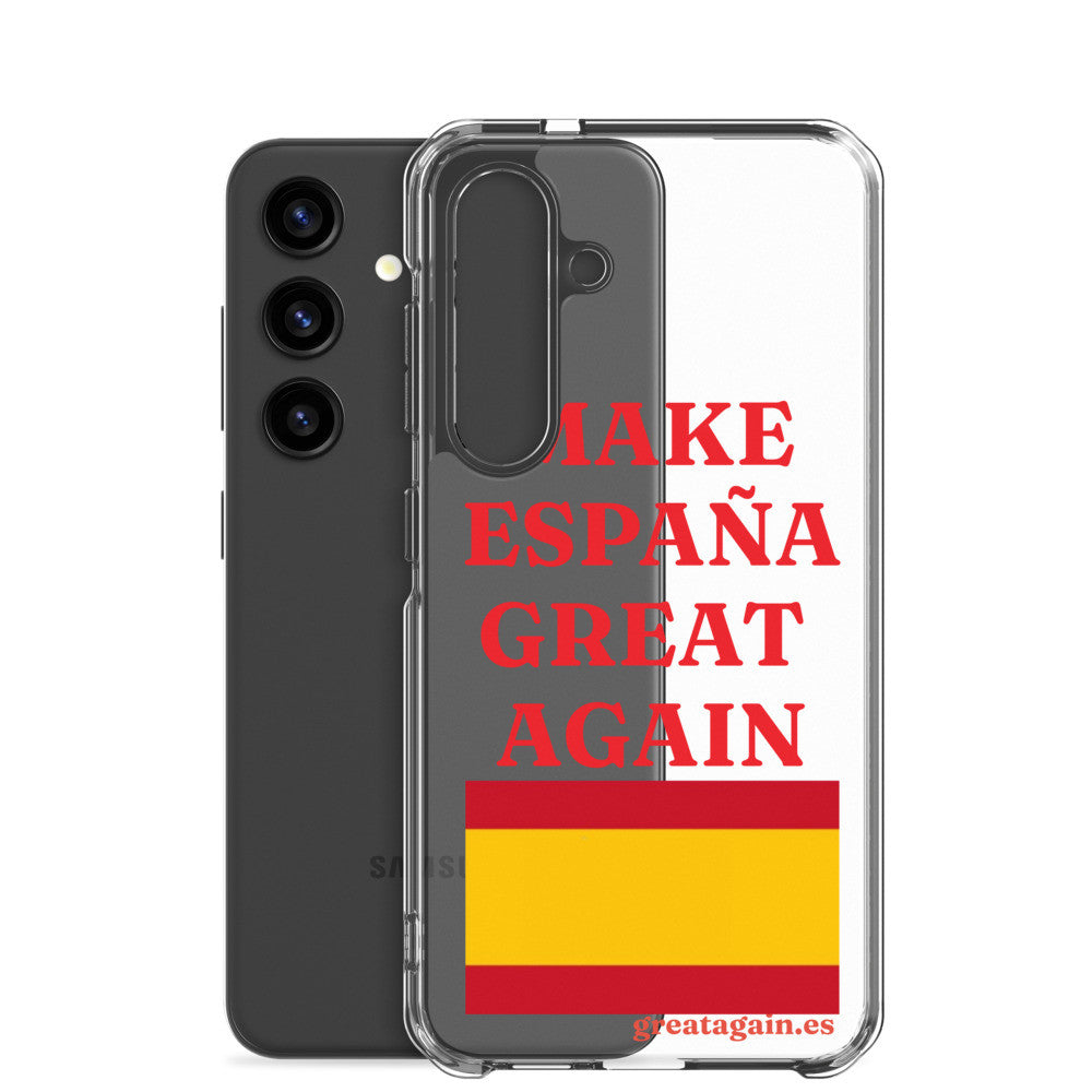 Carcasa transparente Samsung® Make España Great Again