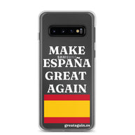 Carcasa transparente Samsung® Make España Great Again