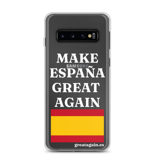 Carcasa transparente Samsung® Make España Great Again