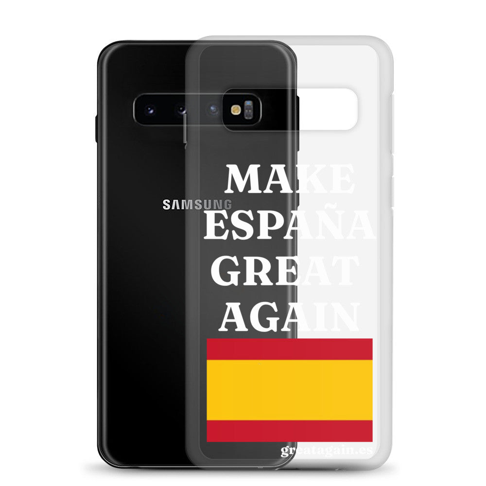 Carcasa transparente Samsung® Make España Great Again