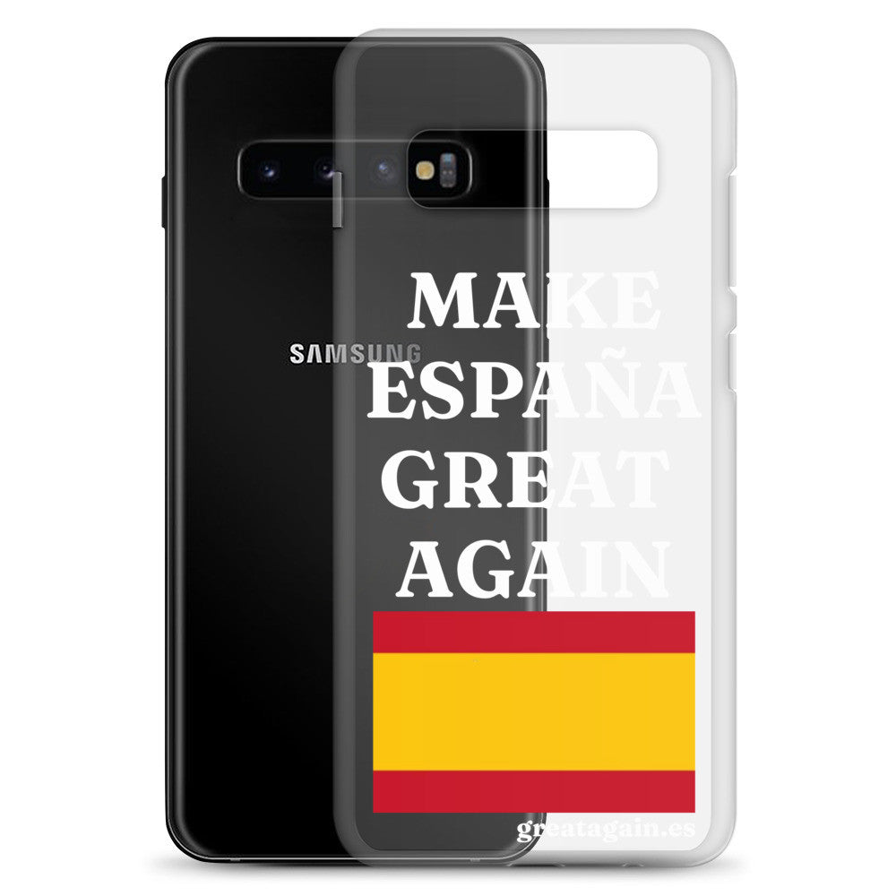 Carcasa transparente Samsung® Make España Great Again