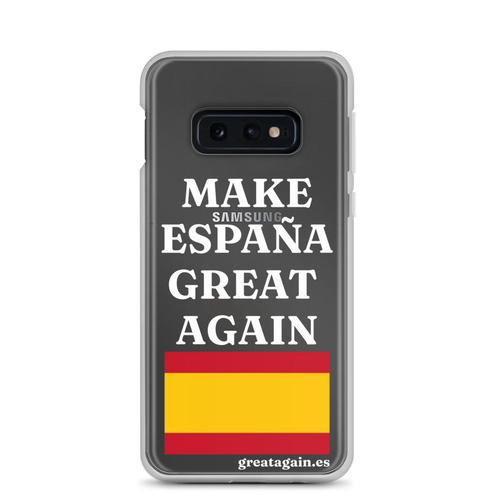 Carcasa transparente Samsung® Make España Great Again