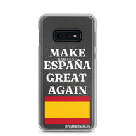 Carcasa transparente Samsung® Make España Great Again