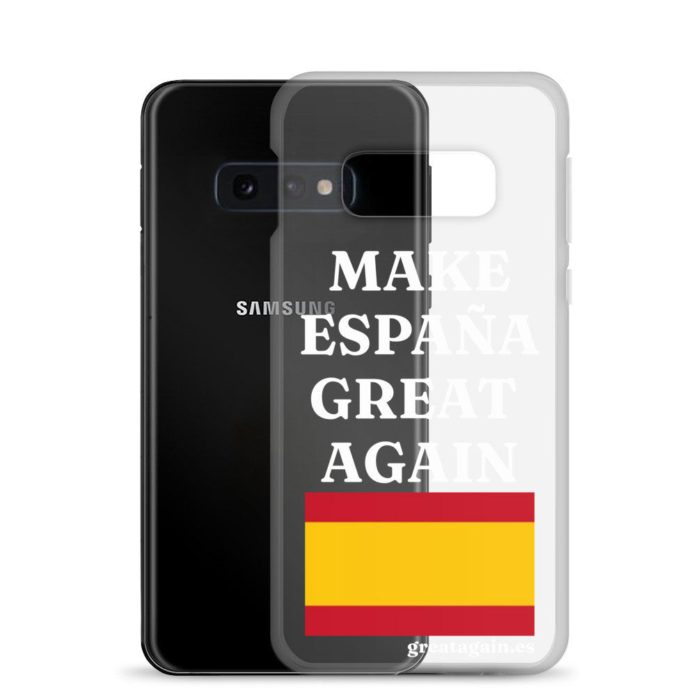 Carcasa transparente Samsung® Make España Great Again