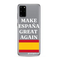 Carcasa transparente Samsung® Make España Great Again