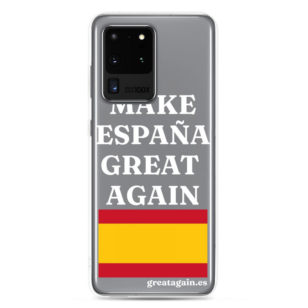 Carcasa transparente Samsung® Make España Great Again